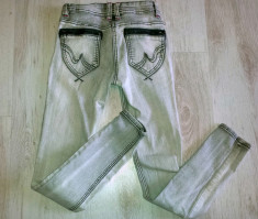 Blugi / jeans C&amp;amp;amp;A gri deschis / marimea Xxs. foto