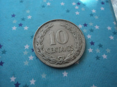 10 centavos 1969 Salvador foto