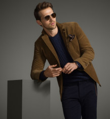 Sacou barbati MASSIMO DUTTI LIMITED COLLECTION, COLECTIA NOUA, CATIFEA REIATA foto