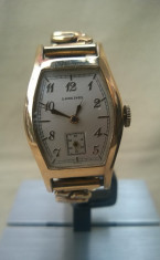 LONGINES, ceas dama Antic 1930 placat cu Aur 10K Mecanic Original foto