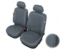 Huse scaune auto Practical M-Size Super AirBag, - Fata set huse auto imitatie piele culoare Gri marca Kegel foto