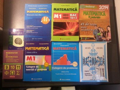 Manuale Matematica M1 Liceu foto