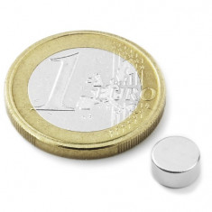 Magnet neodim disc, diametru 6 mm, putere 900 g foto