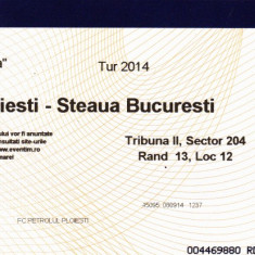 Bilet meci fotbal PETROLUL Ploiesti - STEAUA Bucuresti 21.09.2014