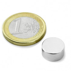 Magnet neodim disc, diametru 12 mm, putere 3,9 kg foto