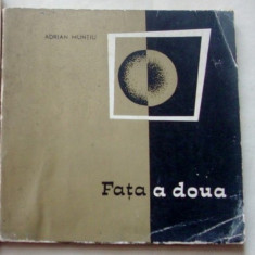ADRIAN MUNTIU - FATA A DOUA (POEZII) [editia princeps, EPL 1967, dedicatie / autograf pt. RADU CARNECI]