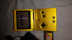 gameboy advance sp zelda limited edition gold foto