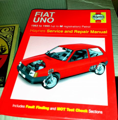 Fiat Uno 1983 -1995 - Manual original Haynes de reparatii si service foto