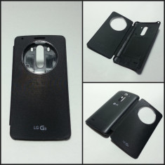 Husa flip cover cu s-view LG G3 + Folie de protectie foto