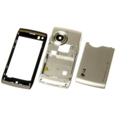 Carcasa LG GC900 Viewty Smart 4 piese neagra - argintie - Produs NOU Original + Garantie - Bucuresti foto