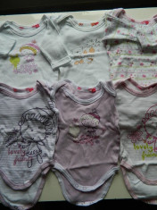 Set de 7 body-uri copii, 0-3 luni, pentru 58-62 cm. COMANDA MINIMA 30 LEI! foto