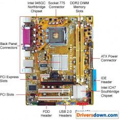 Kit Placa De Baza Asus P5GC + Intel Core Duo 2.80Ghz + 2GB RAM + HDD IDE-ATA 320 GB foto