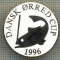 1358 INSIGNA PESCAR - DANSK ORRED CUP 1996 -NORVEGIA ? -PESCUIT -starea ce se vede.