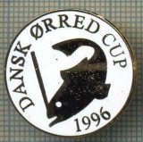 1337 INSIGNA PESCAR - DANSK ORRED CUP 1996 -NORVEGIA ? -PESCUIT -starea ce se vede.