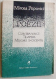 MIRCEA POPOVICI - POEZII: CONTRAPUNCT / TEMPERA / MISCARE INOCENTA (1988)