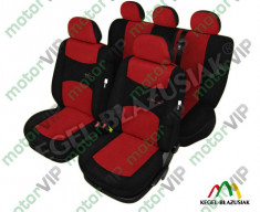 Set huse scaune auto SportLine Rosu pentru Vw Golf 2, Golf 3 Golf 4, Golf 5, Golf Plus foto