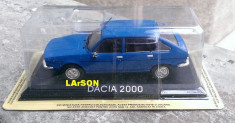 Macheta metal DeAgostini Dacia 2000 NOUA, SIGILATA+ revista nr.63 din colectia Masini de Legenda, Scara 1:43, (art 1300 , 1310) foto