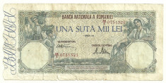 ROMANIA 100000 100.000 LEI 1 Aprilie 1946 [1] foto