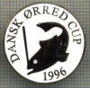 1334 INSIGNA PESCAR - DANSK ORRED CUP 1996 -NORVEGIA ? -PESCUIT -starea ce se vede.