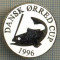 1316 INSIGNA PESCAR - DANSK ORRED CUP 1996 -NORVEGIA ? -PESCUIT -starea ce se vede.