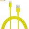 Cablu 8 Pin Lightning USB Apple iPhone 5 5C 5S 6 6 Plus iPad 4 iPad Mini iPod Touch 5 Yellow