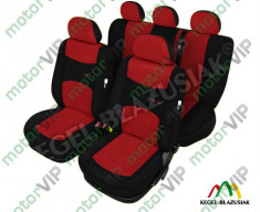 Set huse scaune auto SportLine Rosu pentru Peugeot 307 foto