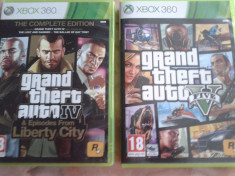 vand jocuri xbox 360 ,originale,ca noi,PAL,GTA V si GTA IV EPISODES FROM LIBERTY CITY ,gta 4 foto