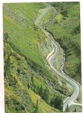 #carte postala(ilustrata)-TRANSFAGARASAN-vedere, Circulata, Printata