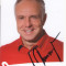 FOTBAL. POZA CU AUTOGRAF ORIGINAL - MICHAEL RUMMENIGGE