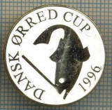 1315 INSIGNA PESCAR - DANSK ORRED CUP 1996 -NORVEGIA ? -PESCUIT -starea ce se vede.