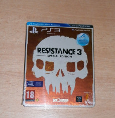 Joc PS3 - Resistance 3 : Special Edition ( steelbook ) , sigilat , pentru colectionari foto