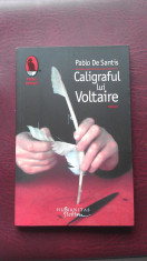 CALIGRAFUL LUI VOLTAIRE - PABLO DE SANTIS , 2008 ( NR 5555 ) foto