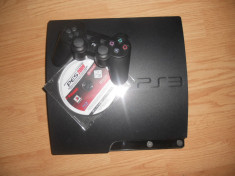 Playstation 3 Slim, Modat + HDD 320 gb + Cd Original PES foto