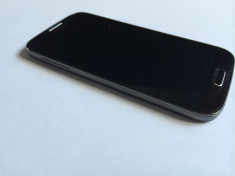 Samsung Galaxy S4 i9506 4G LTE Black Negru Spate Piele Impecabil Ca Nou Neverlocked ! Quad Core 2.3 !!! foto