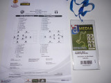 Acreditare + foaia de joc -meci fotbal DINAMO ZAGREB - ASTRA GIURGIU 18.09.2014