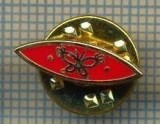 1393 INSIGNA - pescar -simbolizeaza momeala, un fluture -Norvegia ? -starea care se vede.