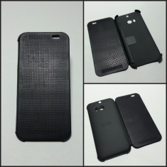 Husa flip cover HTC One M8 + Folie de protectie foto