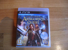 JOC PS3 THE LORD OF THE RINGS ARAGORN&amp;#039;s QUEST / MOVE compatible / ORIGINAL / STOC REAL / by DARK WADDER foto