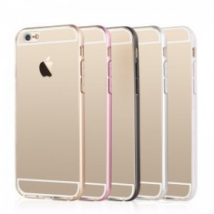 Husa Usams Slim Series 2 in 1 Iphone 6, 6S Argintiu foto