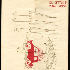 Scandaloasa legatura dintre dl Kettle si dna Moon, program teatru Baia Mare 1963