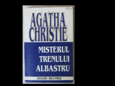 Agatha Christie, Misterul trenului albastru, Excelsior-Multi Press, 223 pag. foto