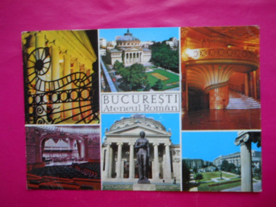 HOPCT 10763 ROMANIA BUCURESTI -ATENEUL ROMAN [ CIRCULATA ] foto