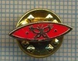 1432 INSIGNA - pescar -simbolizeaza momeala, un fluture -Norvegia ? -starea care se vede.