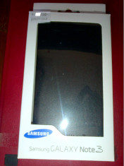 Husa Samsung Wallet Flip Cover EF-WN900BWEGWW pentru Galaxy Note 3 (Neagra) foto
