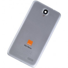 Capac baterie Alcatel OT-6030 One Touch Idol, Orange San Remo argintiu - Produs Original + Garantie - BUCURESTI foto