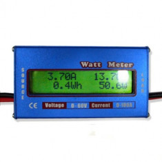 Wattmetru Ampermetru Voltmetru digital 100A 60V power analyzer foto