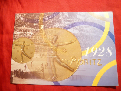 Ilustrata speciala- Reclama Olimpiada Nagano 1998 , Elvetia , taxa platita foto