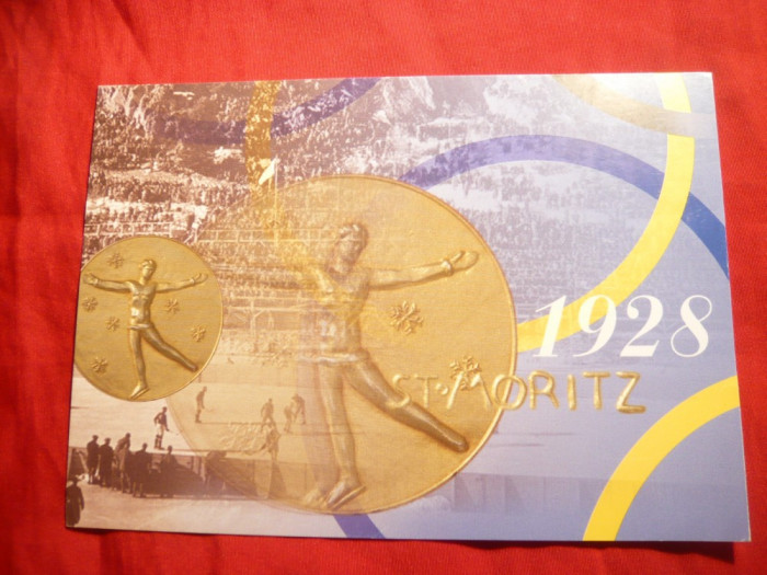 Ilustrata speciala- Reclama Olimpiada Nagano 1998 , Elvetia , taxa platita