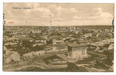 400 - IASI, vedere generala - old postcard - used - 1908 foto