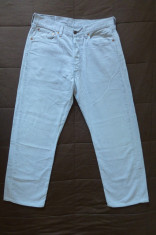 Blugi raiati Levi&amp;#039;s Strauss; marime 32 (W) / 34 (L): 82 cm talie, 94 cm lungime foto